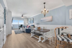 Dining - Newly Updated Beachfront! XL Balcony Stunning Views, 2/2 Kings, Steps to Beach! (Gulf Shores)
