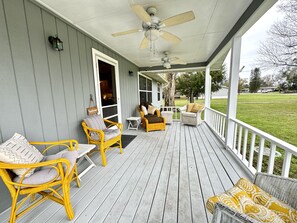 Terrace/patio - Water view Home with Dock on  Canal with access to Lake! (Okeechobee)