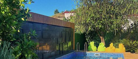 Blick auf den Garten