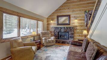 Premier House | Living area | Fireplace