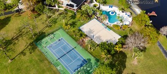 2 Home Sport Complex W/ Private Lake & Theater!
