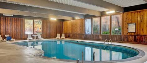 Indoor pool, outdoor pool