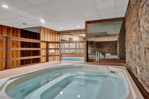 Indoor pool, outdoor pool