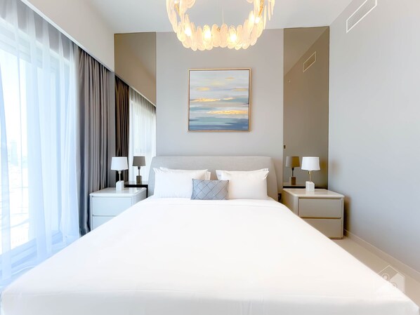 2 bedrooms, iron/ironing board, free WiFi, bed sheets