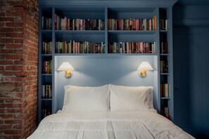Deluxe Suite, 2 Bedrooms | Down duvets, memory-foam beds, individually decorated - The Bookhouse Hotel (Kennett Square)