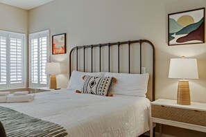 5 bedrooms, iron/ironing board, travel cot, WiFi