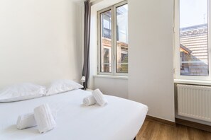 1 Schlafzimmer, kostenloses WLAN, Bettwäsche