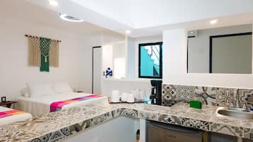 Family Two Double Beds | 1 bedroom, blackout curtains, soundproofing, free WiFi