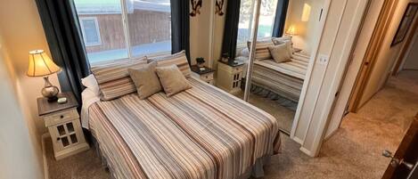 3 bedrooms, iron/ironing board, travel cot, WiFi