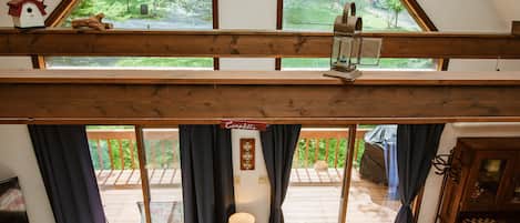 Smart TV, fireplace, video games, foosball