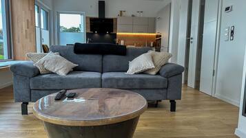 TV connectée, cheminée, chaßne hi-fi, écrans d'ordinateur