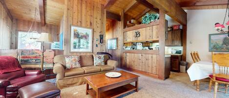 TV connectée, cheminée