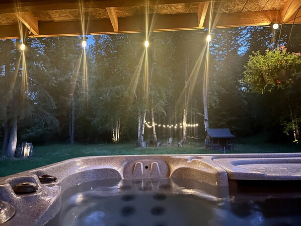 Bain à remous extérieur