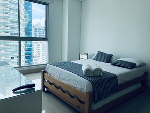 Murano Gran Vista | 1 Schlafzimmer, Zimmersafe, Verdunkelungsvorhänge, Bügeleisen/Bügelbrett