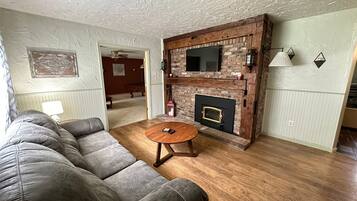 TV connectée, cheminée