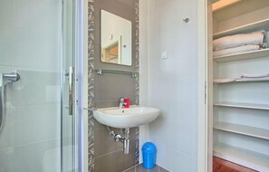 Shower, hair dryer
