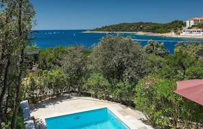 Una piscina riscaldata
