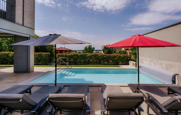 Una piscina riscaldata