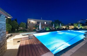 Una piscina climatizada