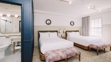 Frette Italian sheets, premium bedding, minibar, in-room safe