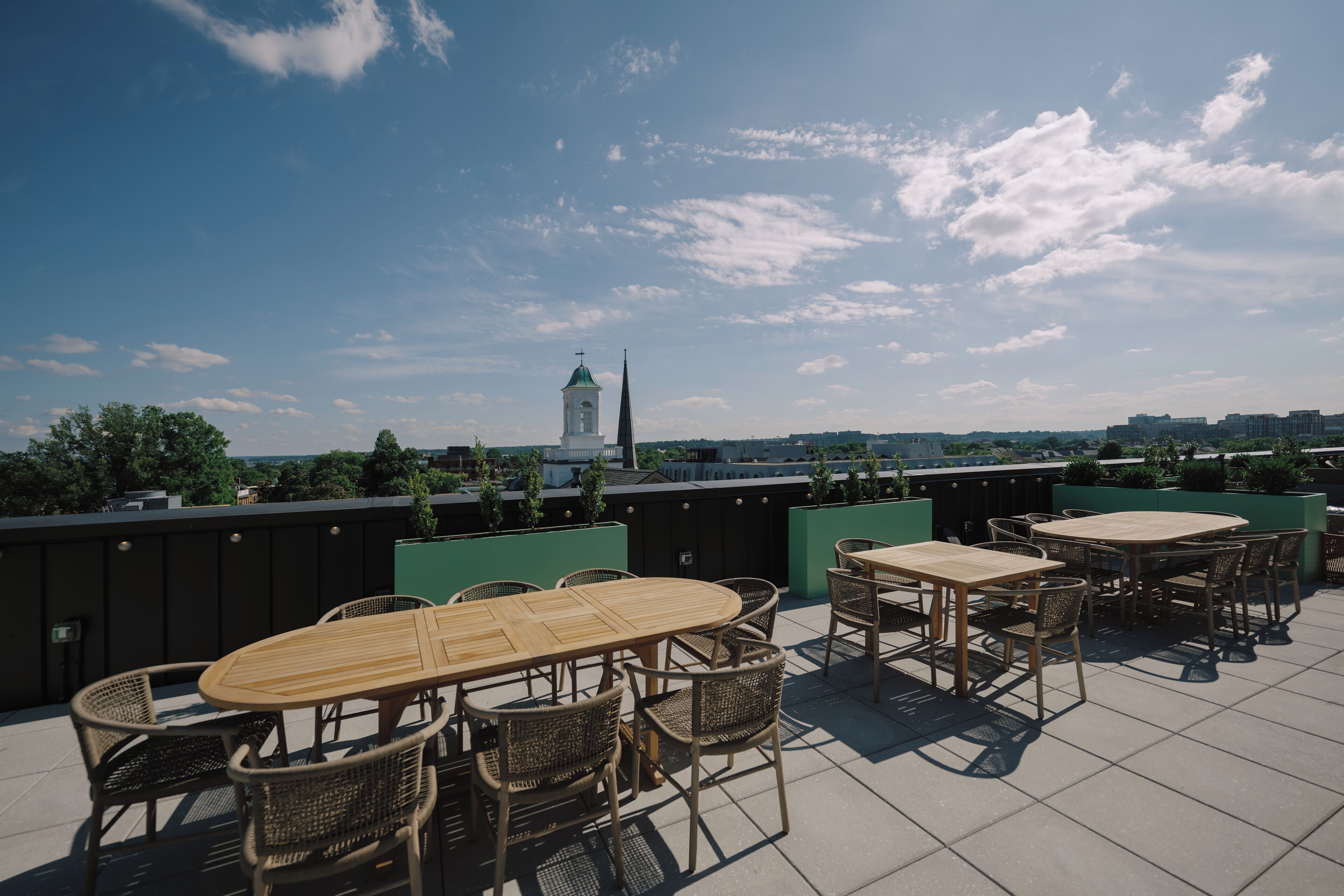 Terrasse sur le toit