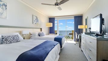 Luxury Condo, 1 Bedroom, Ocean View | 1 bedroom, premium bedding, desk, blackout drapes
