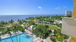 Luxury Condo, 1 Bedroom, Ocean View | Beach/ocean view - Premier Condos Key Biscayne Getaway (Key Biscayne)