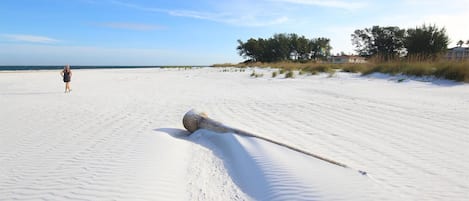 Aurinkotuoleja, rantapyyhkeitä