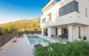 Una piscina riscaldata