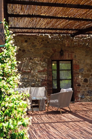 Terraza o patio. Tenuta Cantona