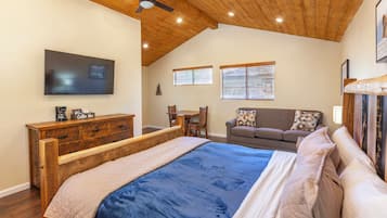 Pillow-top beds, iron/ironing board, free WiFi, bed sheets