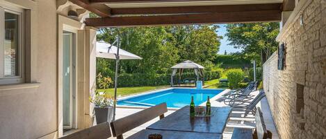 Una piscina climatizada