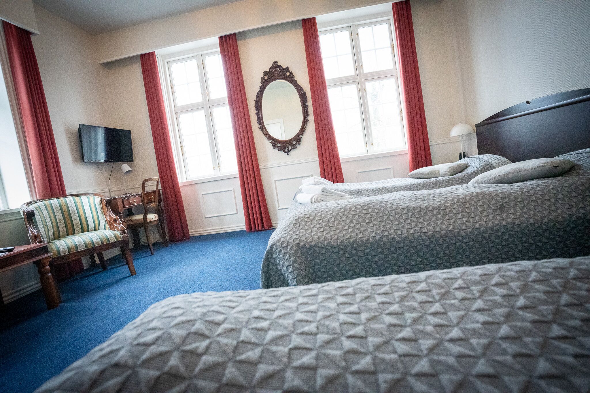 Kamer, 1 twee- of 2 eenpersoonsbedden | Gratis wifi, beddengoed