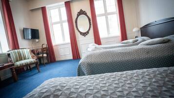 Habitación con 1 cama matrimonial o 2 individuales | Wifi gratis y ropa de cama