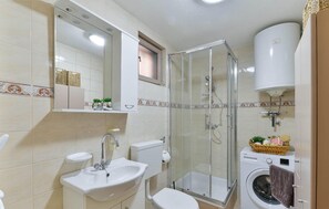 Shower, hair dryer