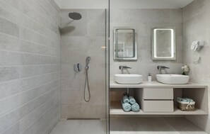 Shower, hair dryer