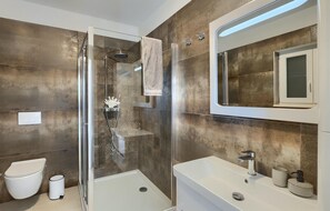 Shower, hair dryer