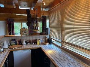 Fridge, microwave, oven, dishwasher - Les Trembles MOUNTAIN & QUIET chalet 12 pers (Veysonnaz)