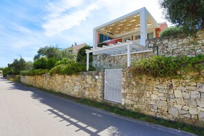 Exterior - Eleni Villa: 2BR, Pool, Seaviews in Yioliskari, Paxos Greece (Yioliskari)