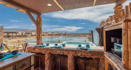 Crow Tipi by the Pond with 1 King Bed, Hot Tub and Outdoor Kitchen Unit #36