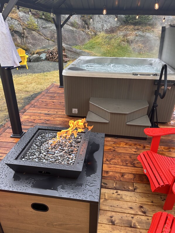 Bain à remous extérieur