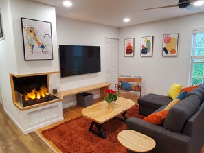 Smart TV, foosball, table tennis