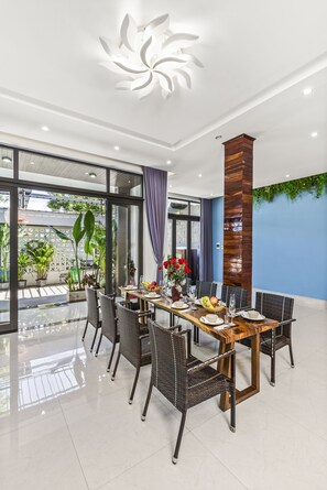Vila família | Opções para refeição no quarto