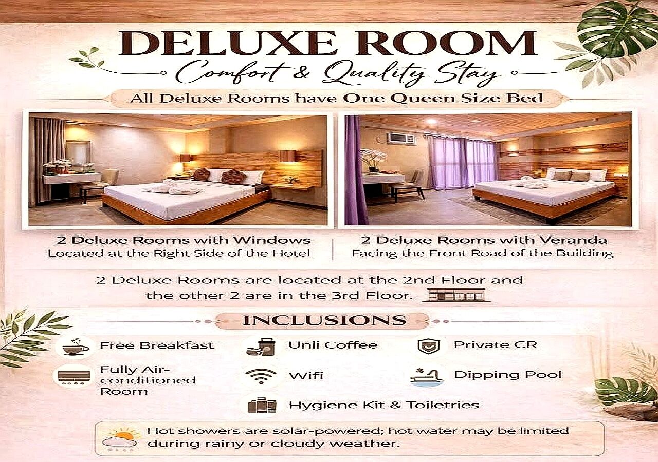Deluxe Double Room | Hypo-allergenic bedding, desk, laptop workspace, soundproofing