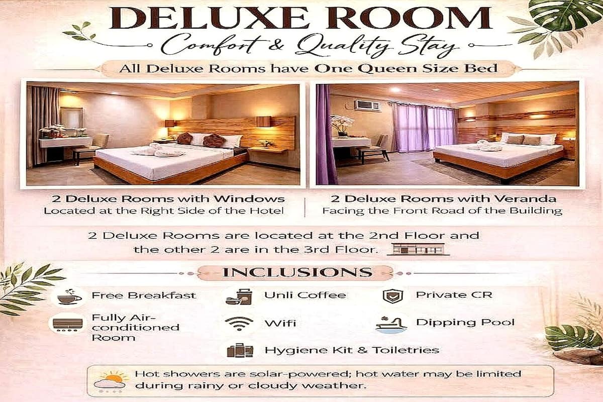 Deluxe Double Room | Hypo-allergenic bedding, desk, laptop workspace, soundproofing