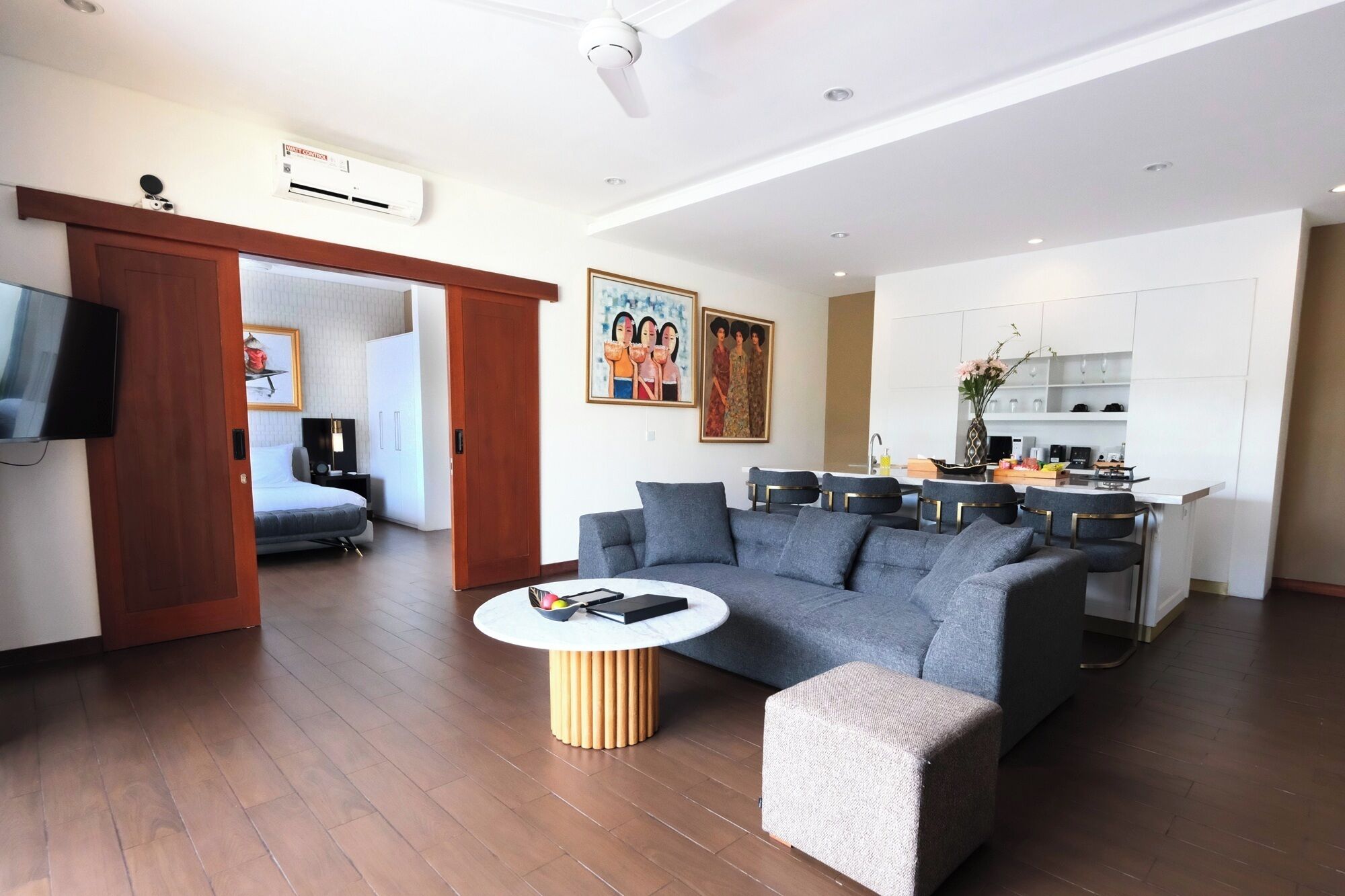 Luxury Villa, 1 Bedroom | Living area