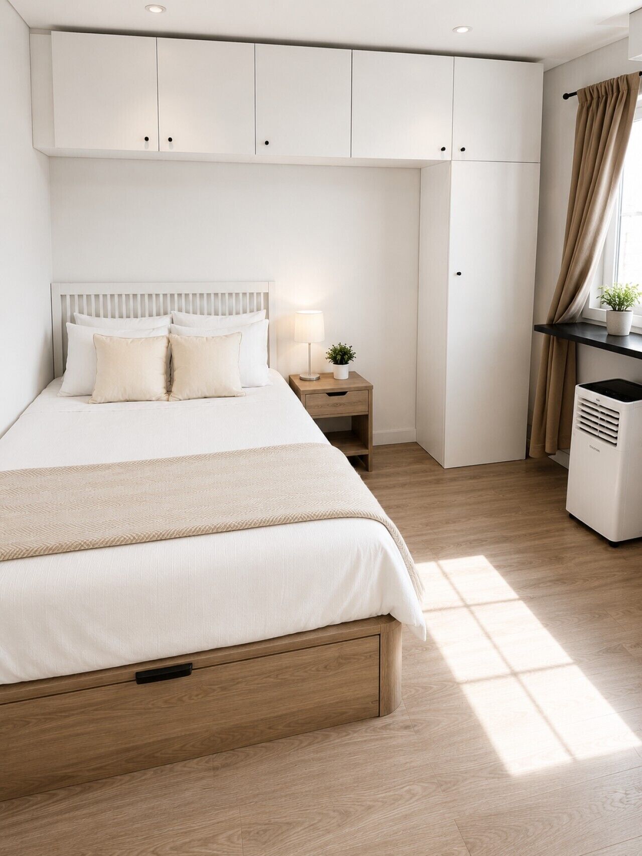 1 dormitorio, tabla de planchar con plancha, cuna de viaje y wifi