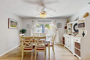 Interior - Inviting house 4 blocks from beach with on-site pool, private patio, deck, & W/D (North Myrtle Beach)