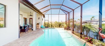 Amazing dog-friendly riverfront oasis w/ private pool, patio, dock & EV charger