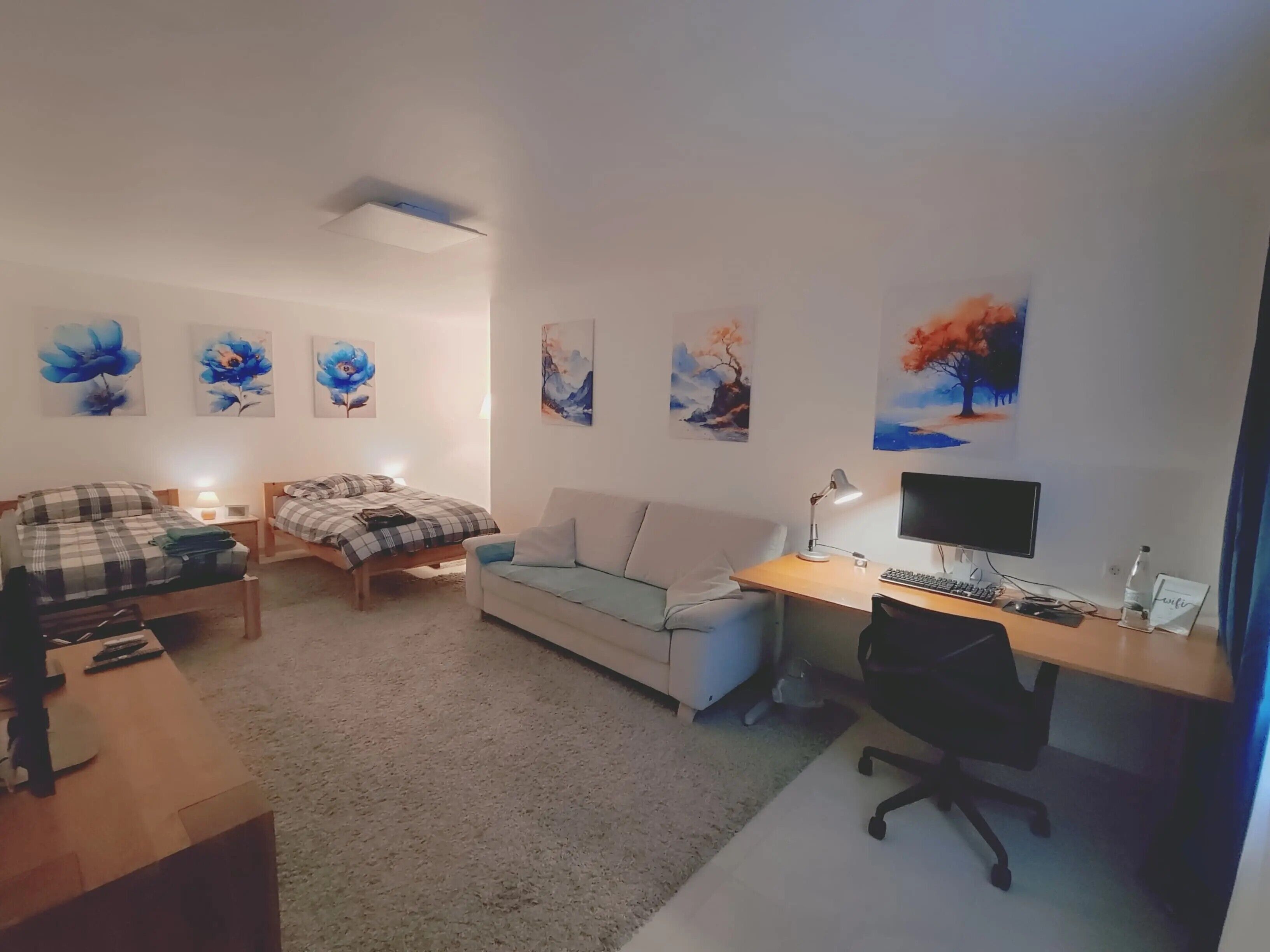 1 chambre, accès au Wi-Fi (inclus), literie fournie